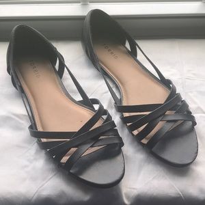Black Sandals, Flat, Torrid 12W
